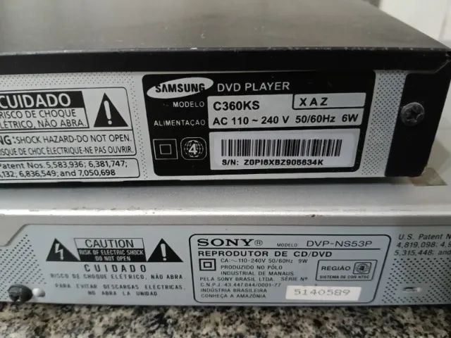 DVD Player (2 itens) - Foto 2