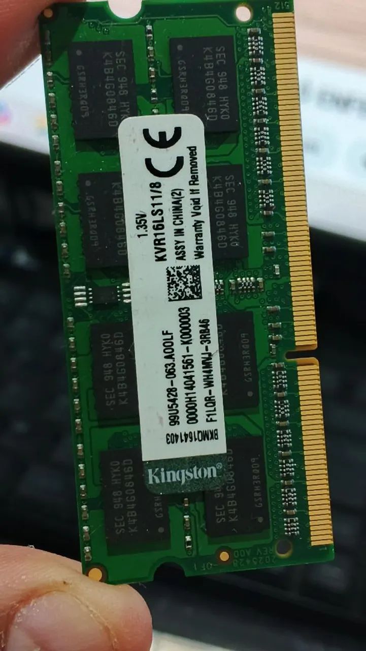 Memória Ram 8gb 