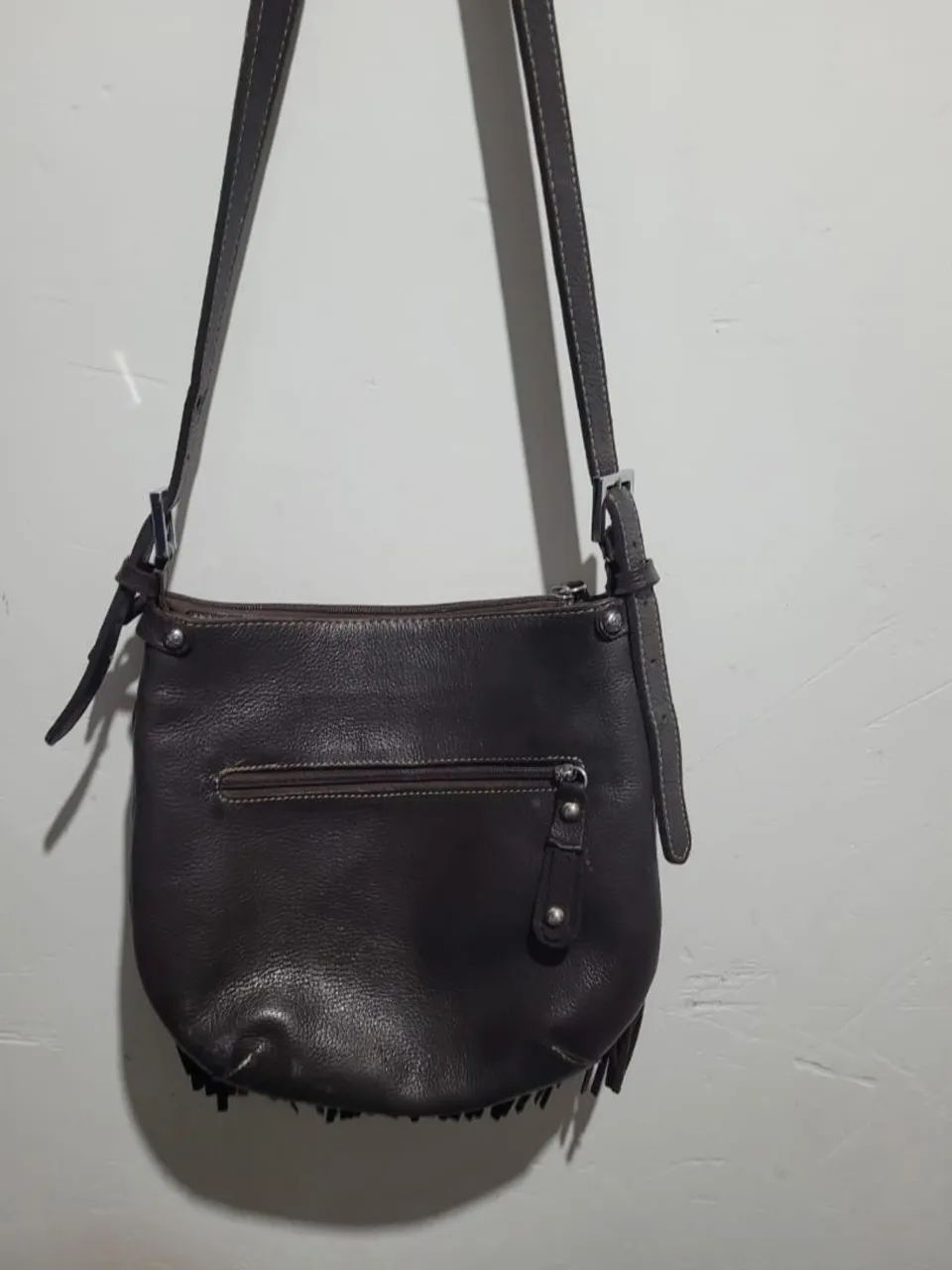 Bolsa de couro média Anahavana  - Foto 3