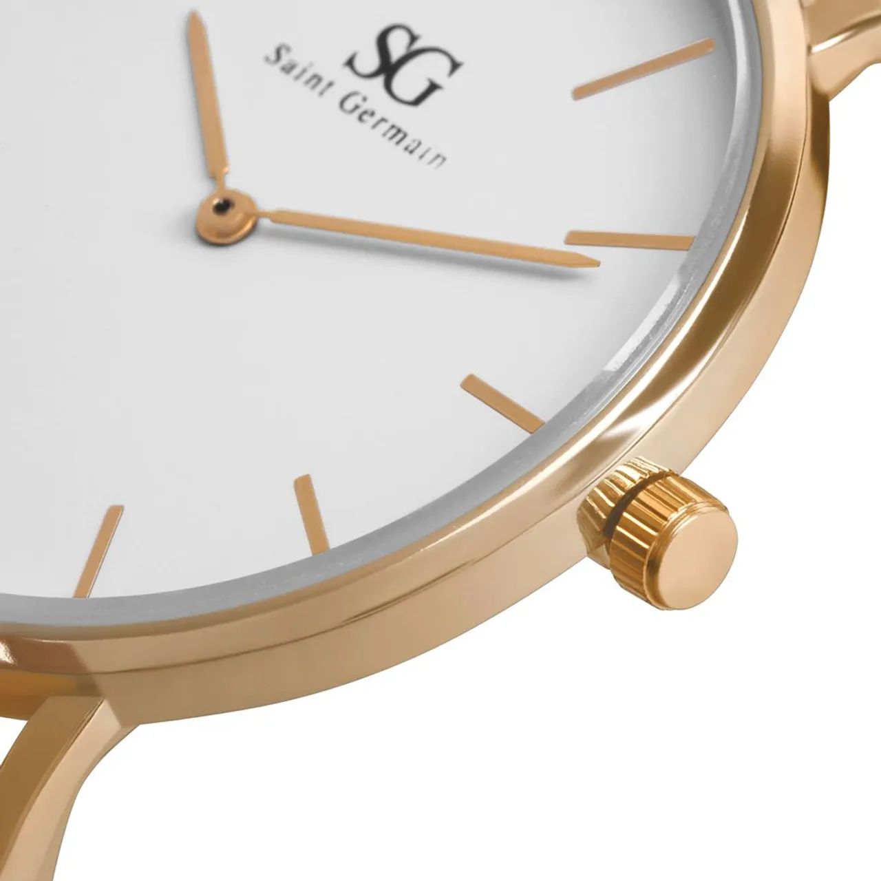 Relogio Saint Germain Queens Rosé Gold Branco  - Foto 3