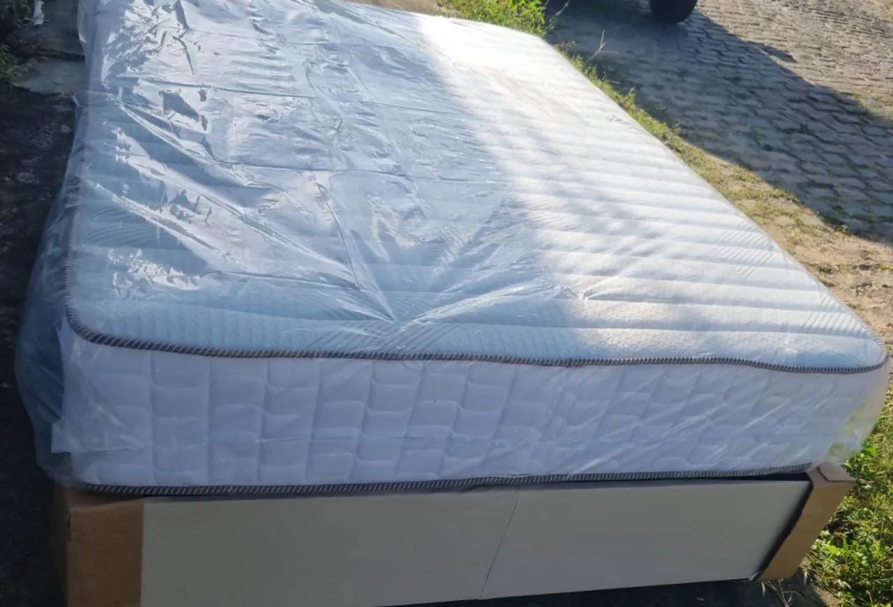 Cama Box Casal - NOVA no plástico!! - Foto 3