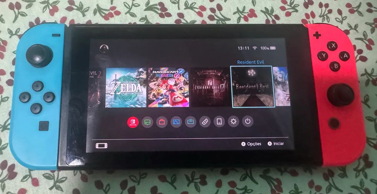 Nintendo Switch V1 Desb. via Software + SD de 200GB e Pro Controller - Foto 5