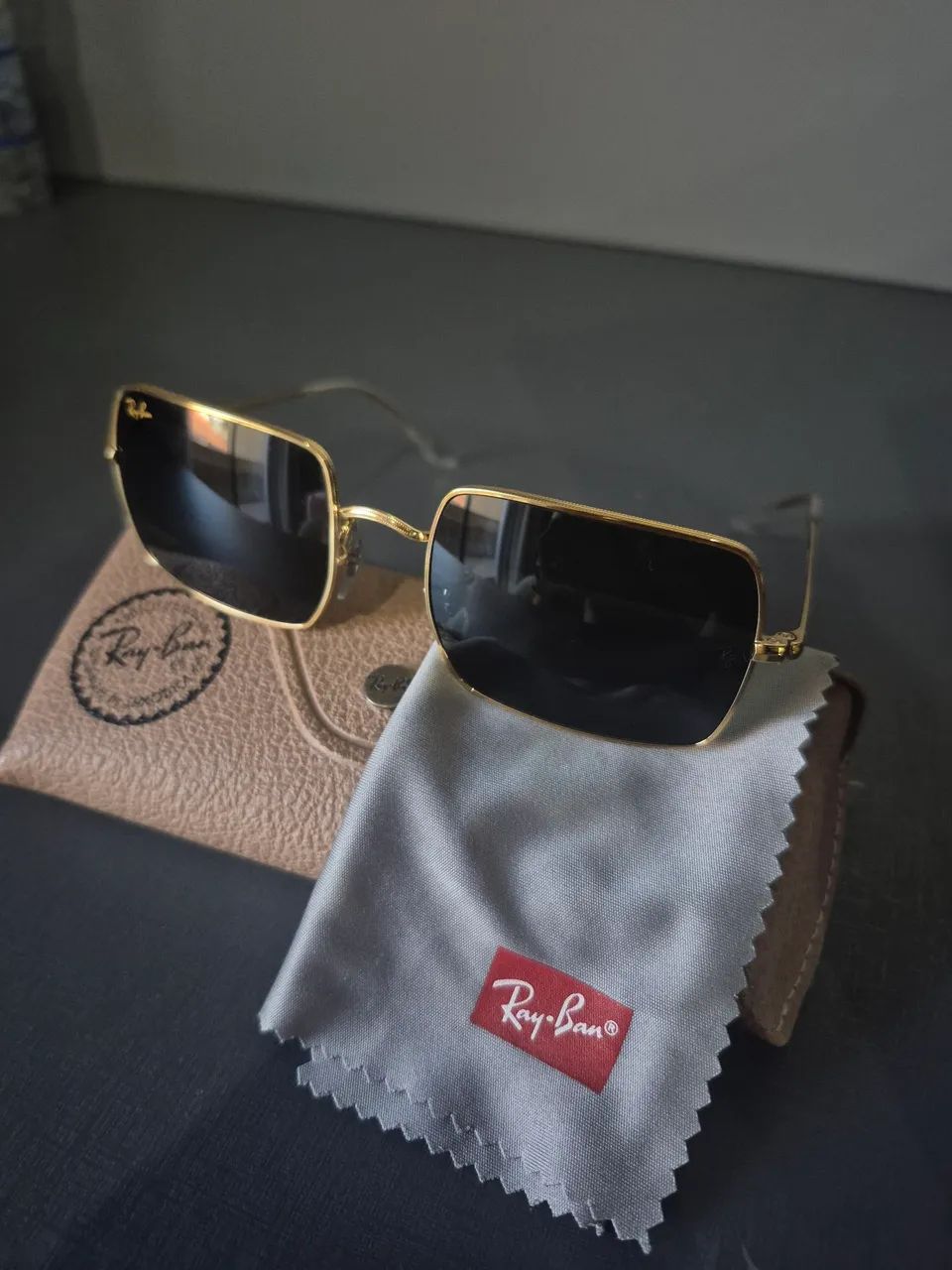 Óculos Ray-Ban (modelo Rectangle 1969) 54?19