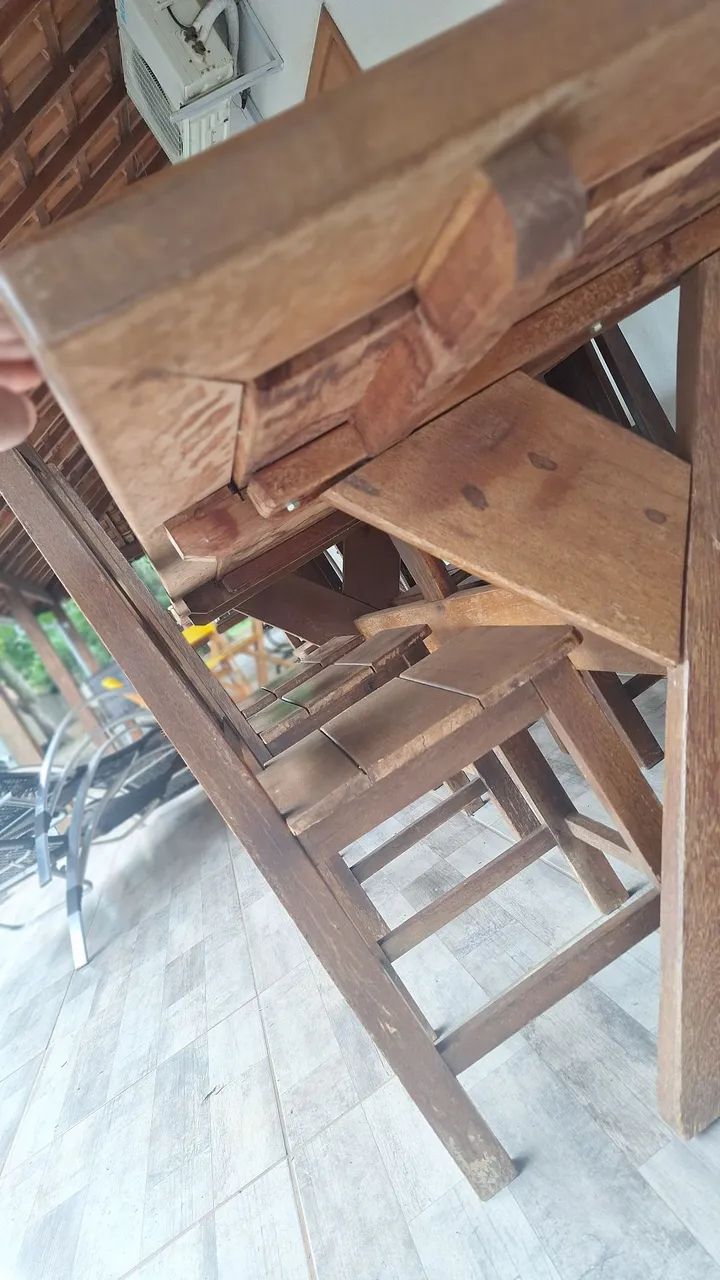 Mesa madeira maciça  - Foto 4