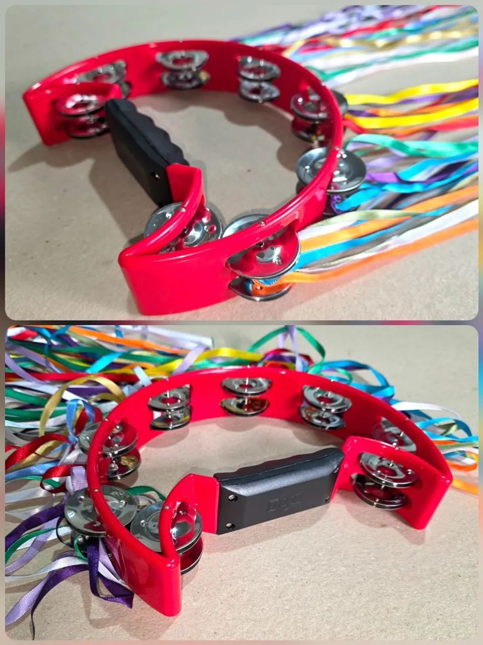 Pandeiro Meia lua de marca profissional com customização pronta! - Foto 5