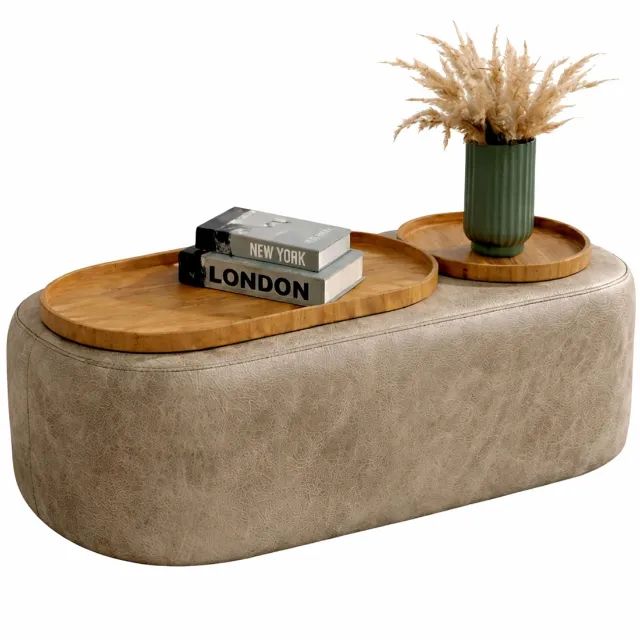 Mesa de Centro Nice Tecido Recouro House Decor - Foto 4