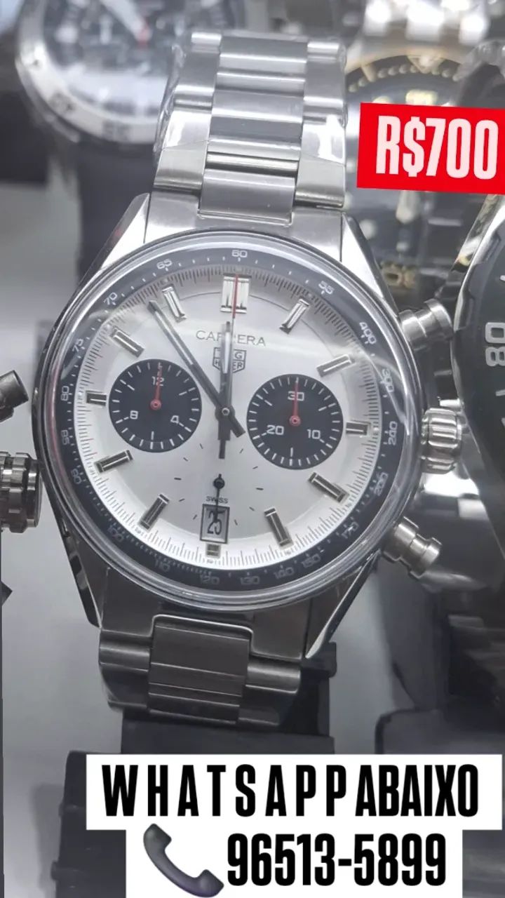 Relógio Tag Heuer Carrera Cronógrafo- ENTREGAMOS 