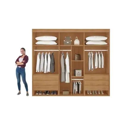 Guarda roupa casal 100% Mdf moderno - Foto 2