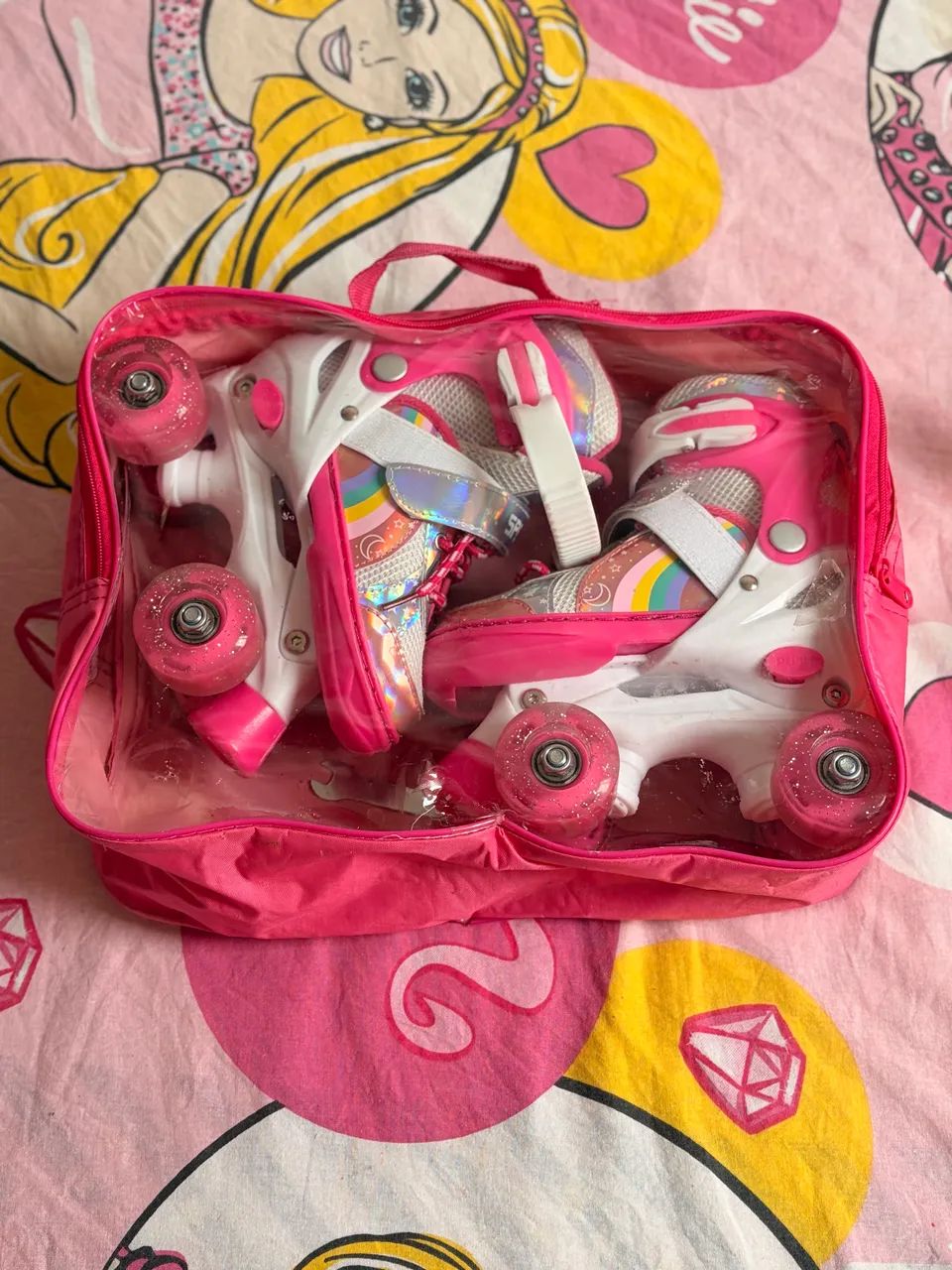 Patins Infantil Nº 33 (Kit completo)  - Foto 4