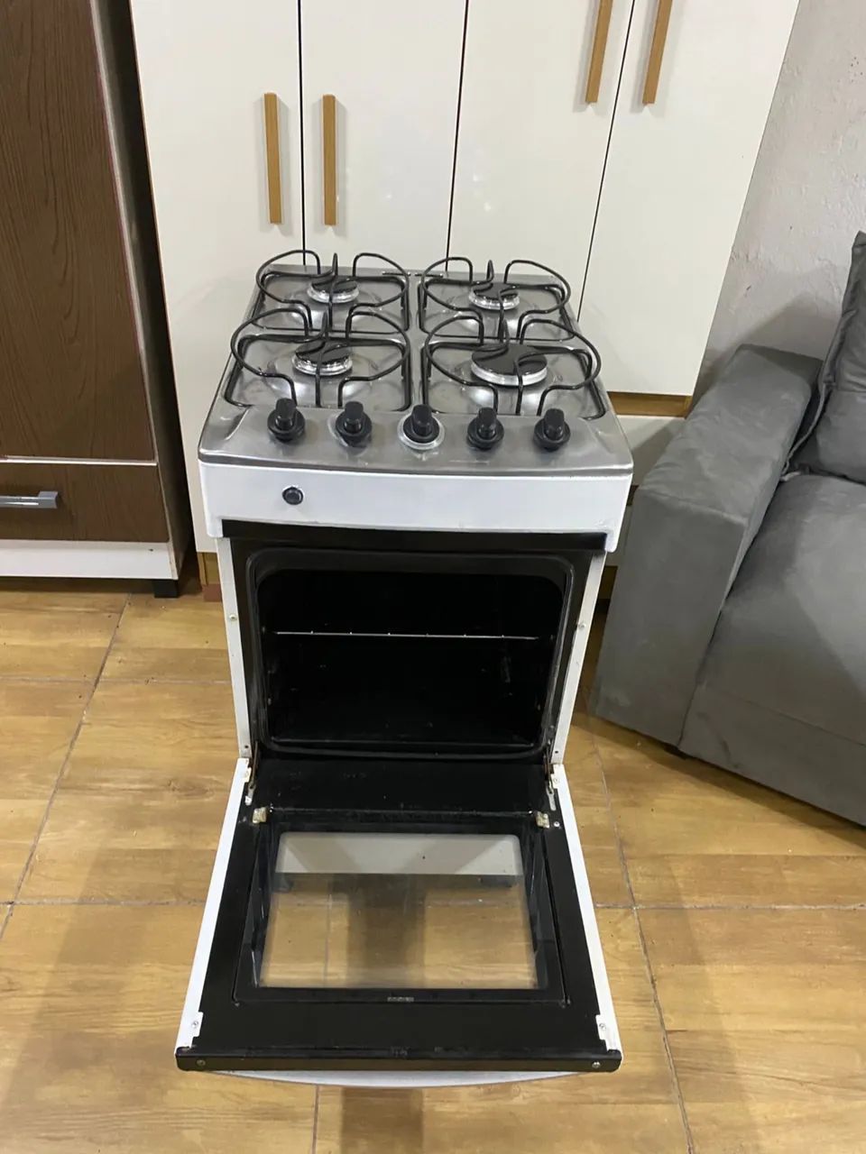 Fogão Brastemp 4 bocas branco funcionando perfeitamente  - Foto 3