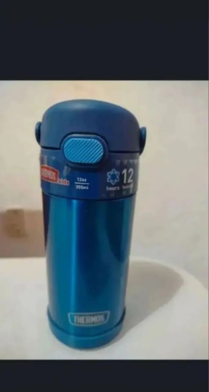 Garrafa térmica Thermos infantil nova na caixa 