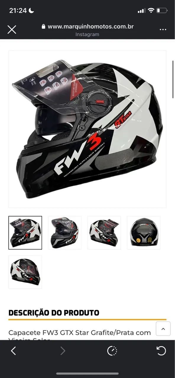 Capacete FW3 