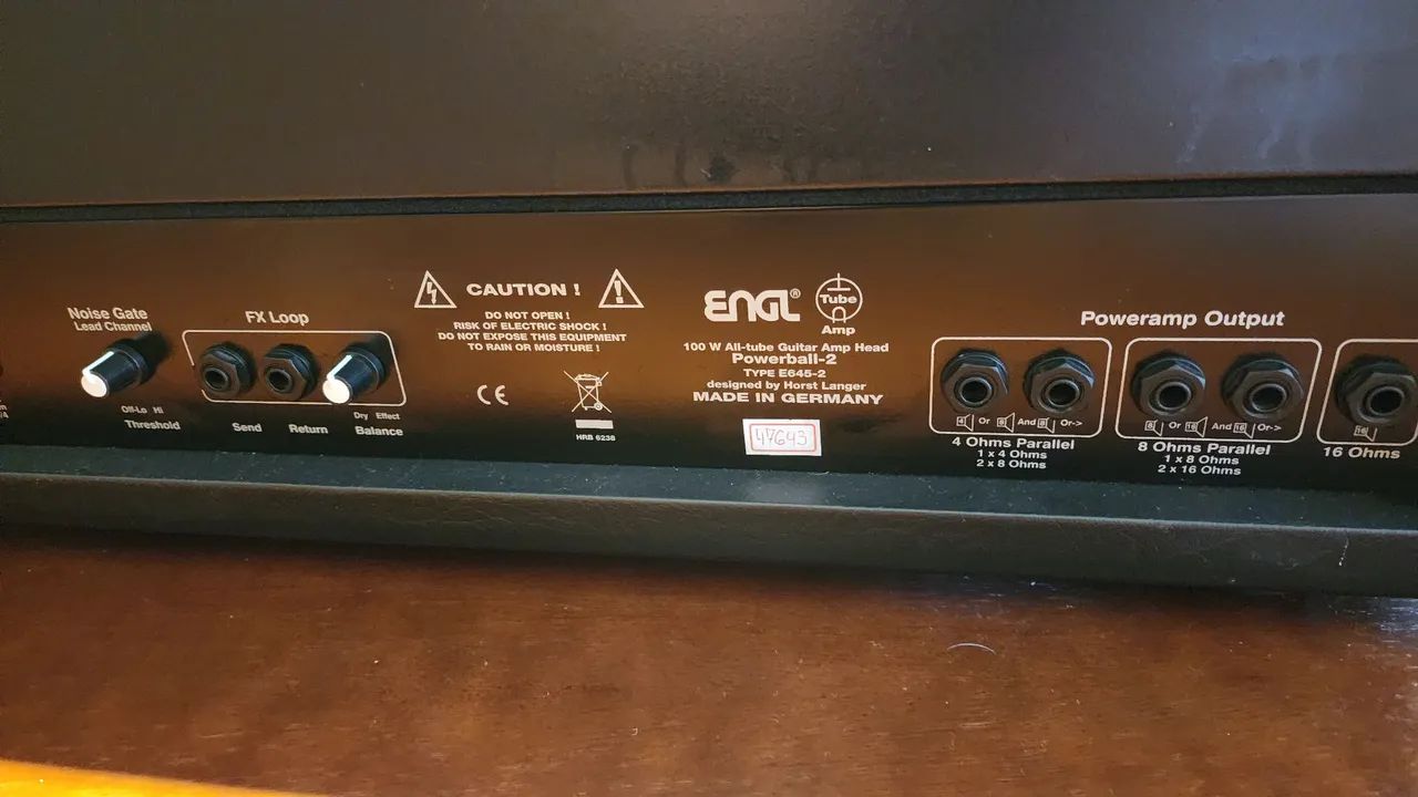 Amplificador Engl Powerball II com Footswitch  - Foto 5