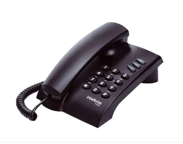 Telefone com Fio Intelbras Pleno Preto - Foto 2