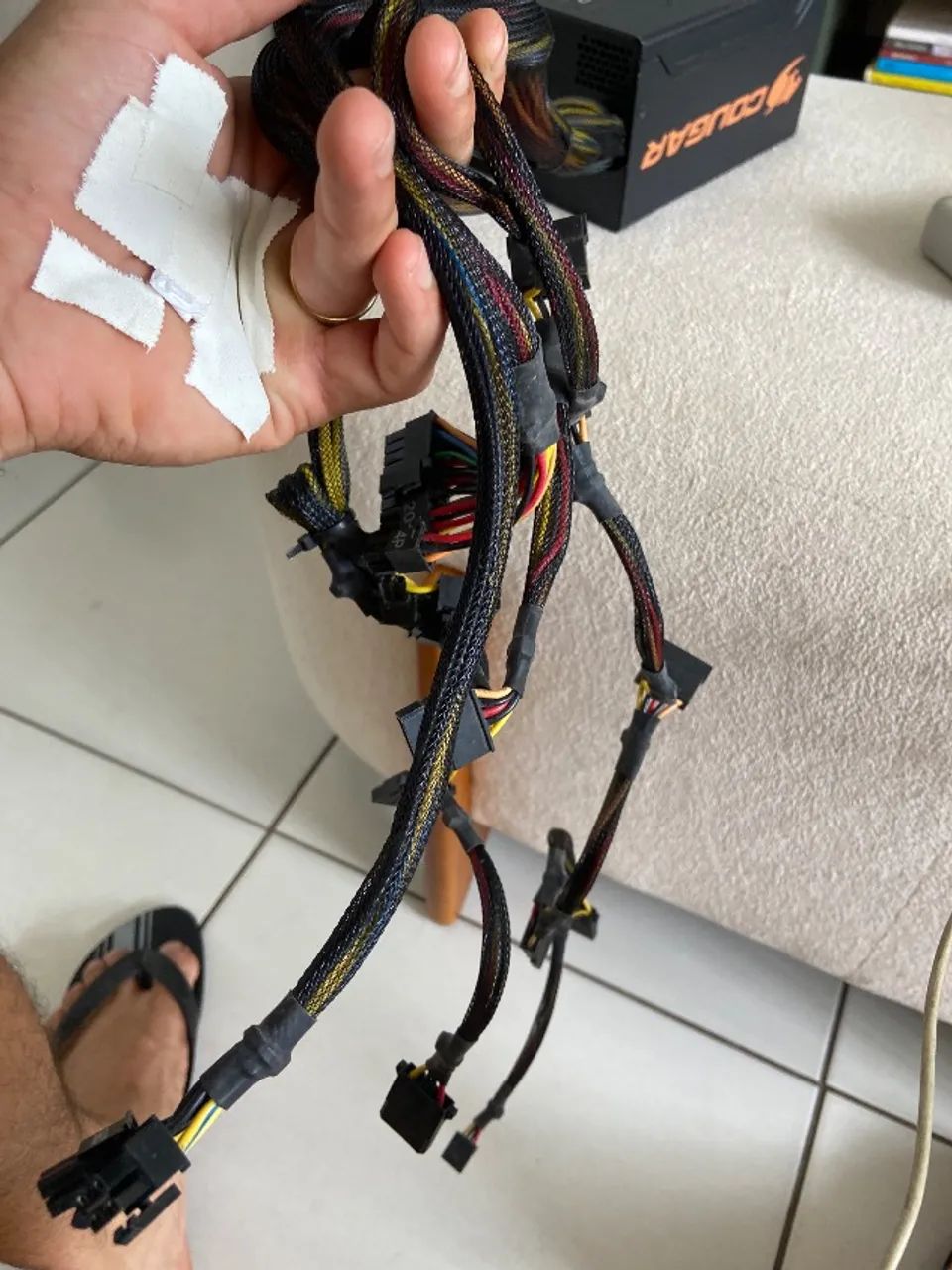 Fonte Cougar 500w 80 plus - Foto 3