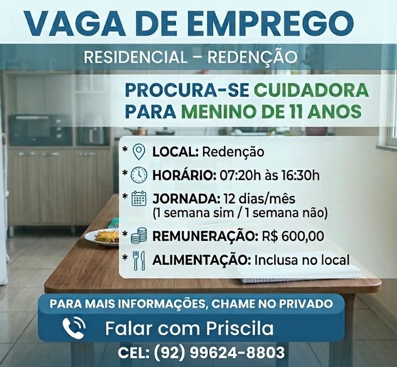 Vaga de emprego 