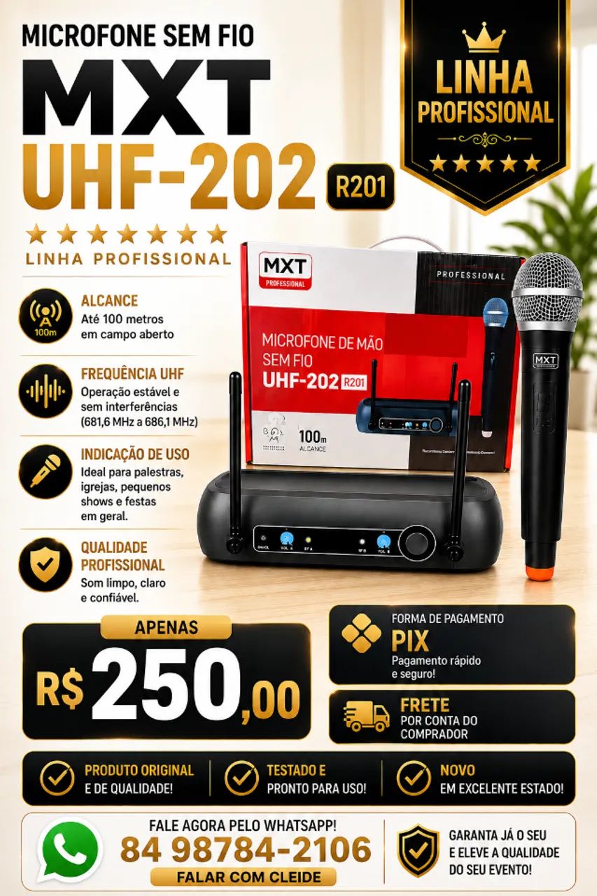 Microfone sem fio