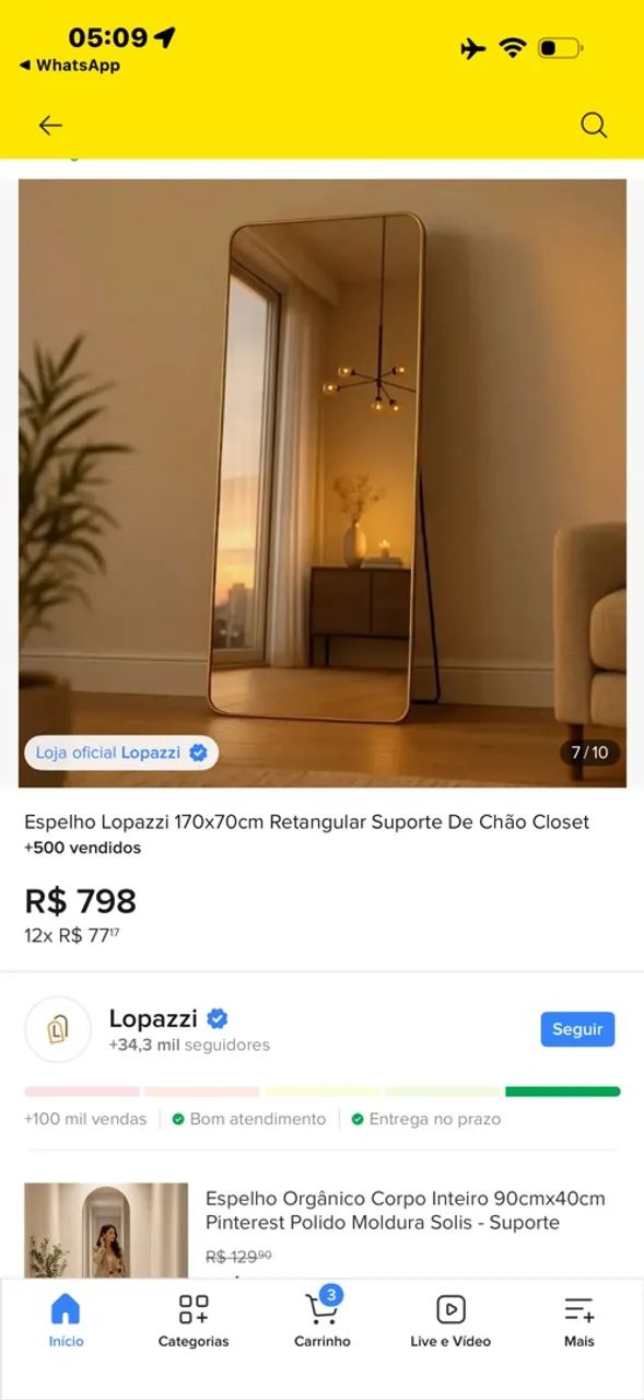 Espelho  - Foto 3