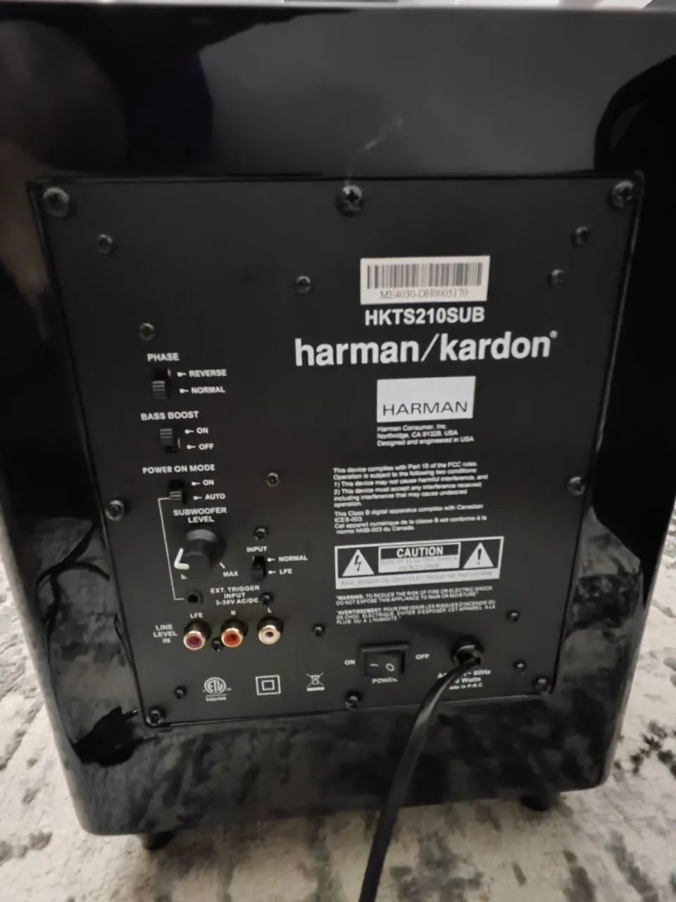 Subwoofer Harman Kardon HKTS 210 - Foto 2
