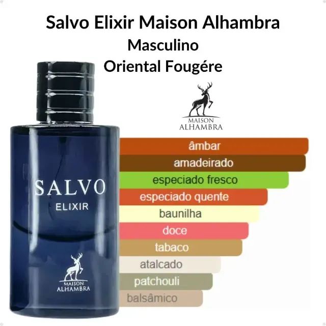 Perfume Árabe Salvo ELIXIR Maison Alhambra 60ML - Foto 4