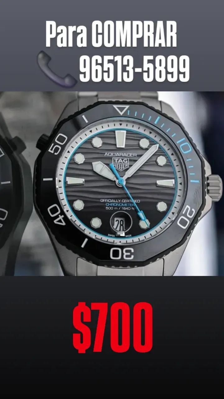 Relógio TAG HEUER AQUARACER AUTOMÁTICO LANÇAMENTO 2026 - Foto 2
