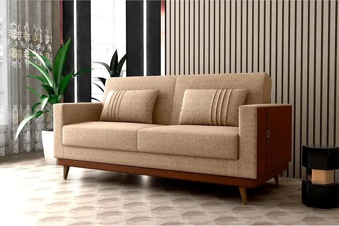 Sofa Cama Esther com corino do lado - Entrega GRATUITA  - Foto 2