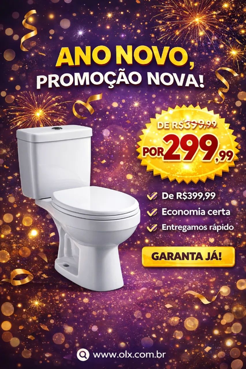 Vaso Sanitário Completo Caixa Acoplada Classe A