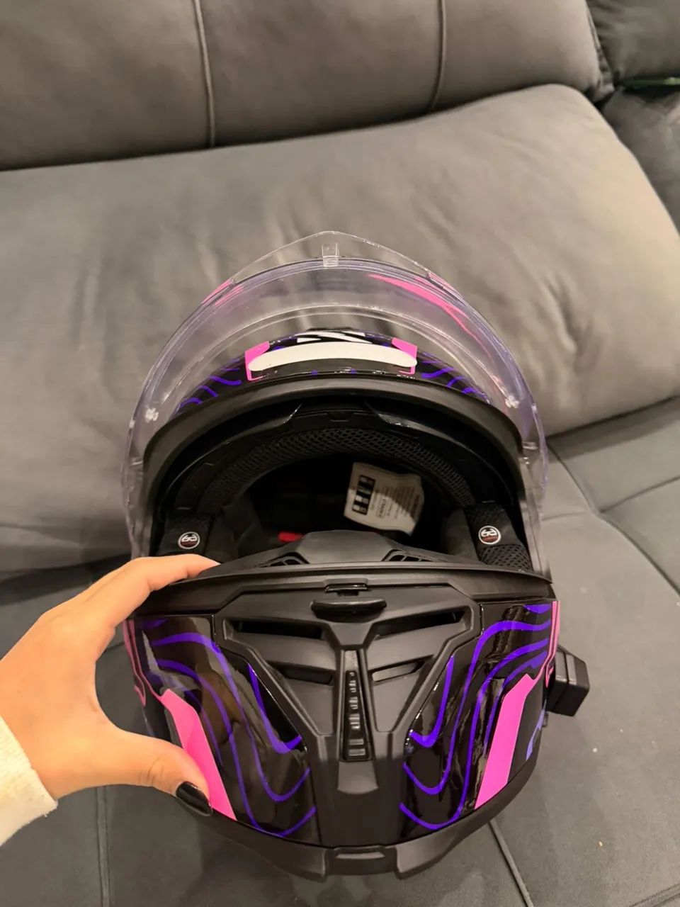 Capacete Norisk Articulado com Intercom Bluetooth - Foto 4