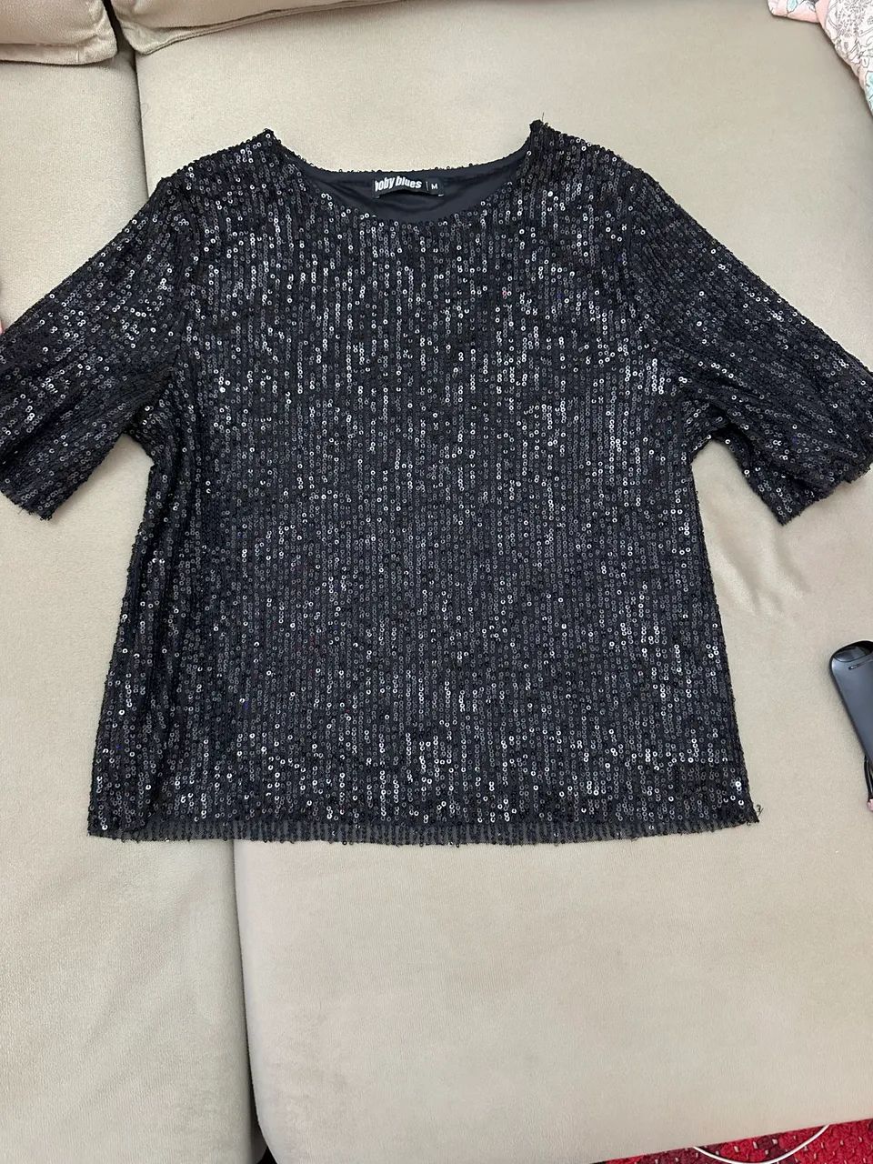 Blusas paetê 