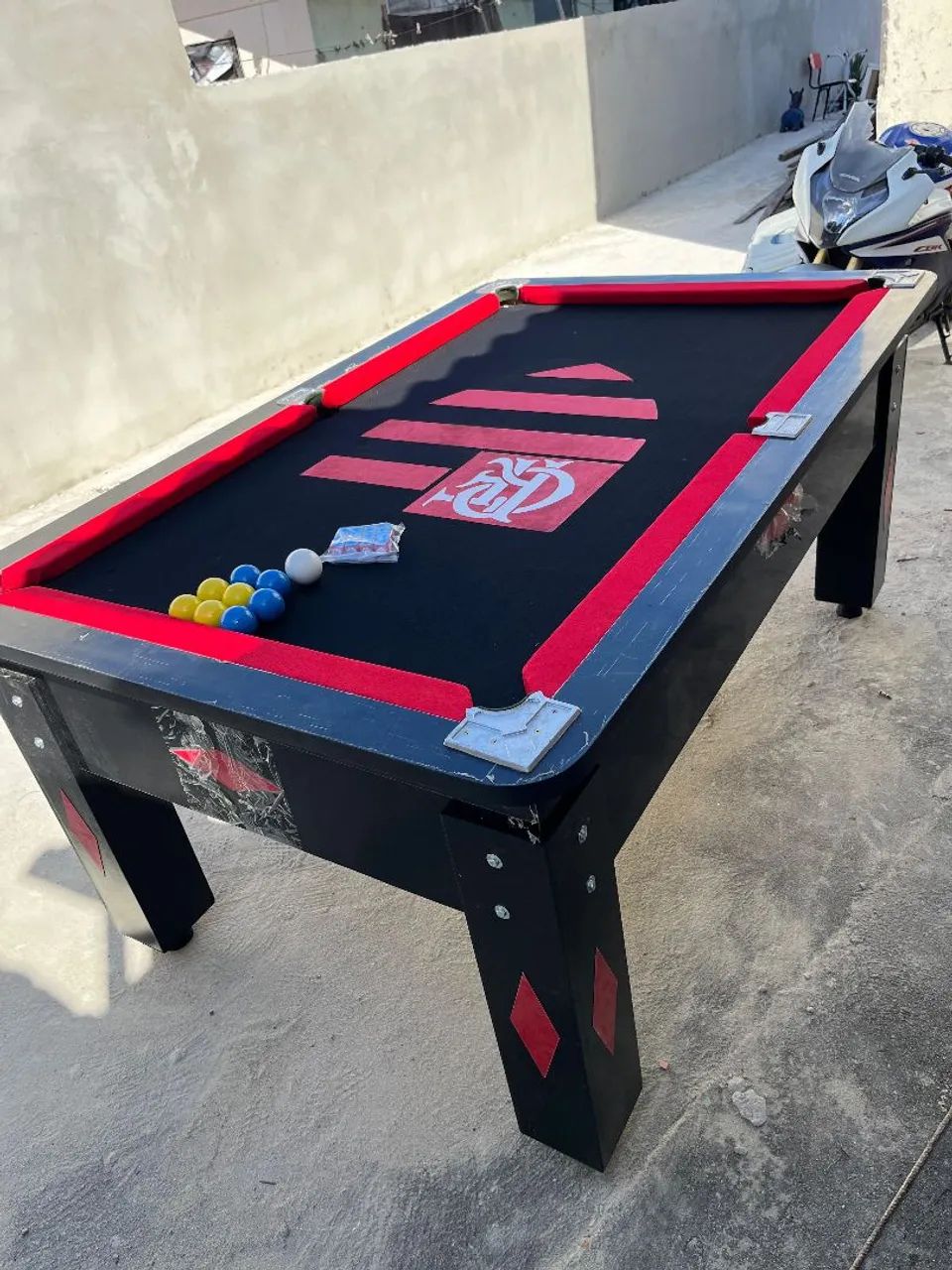 Sinuca Gaveta Personalizada Flamengo  - Foto 4