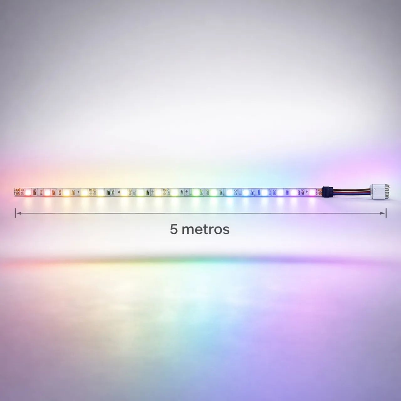 KIT FITA LED RGB 5M COM CONTROLE - APOLLO LIGHTING  - Foto 2
