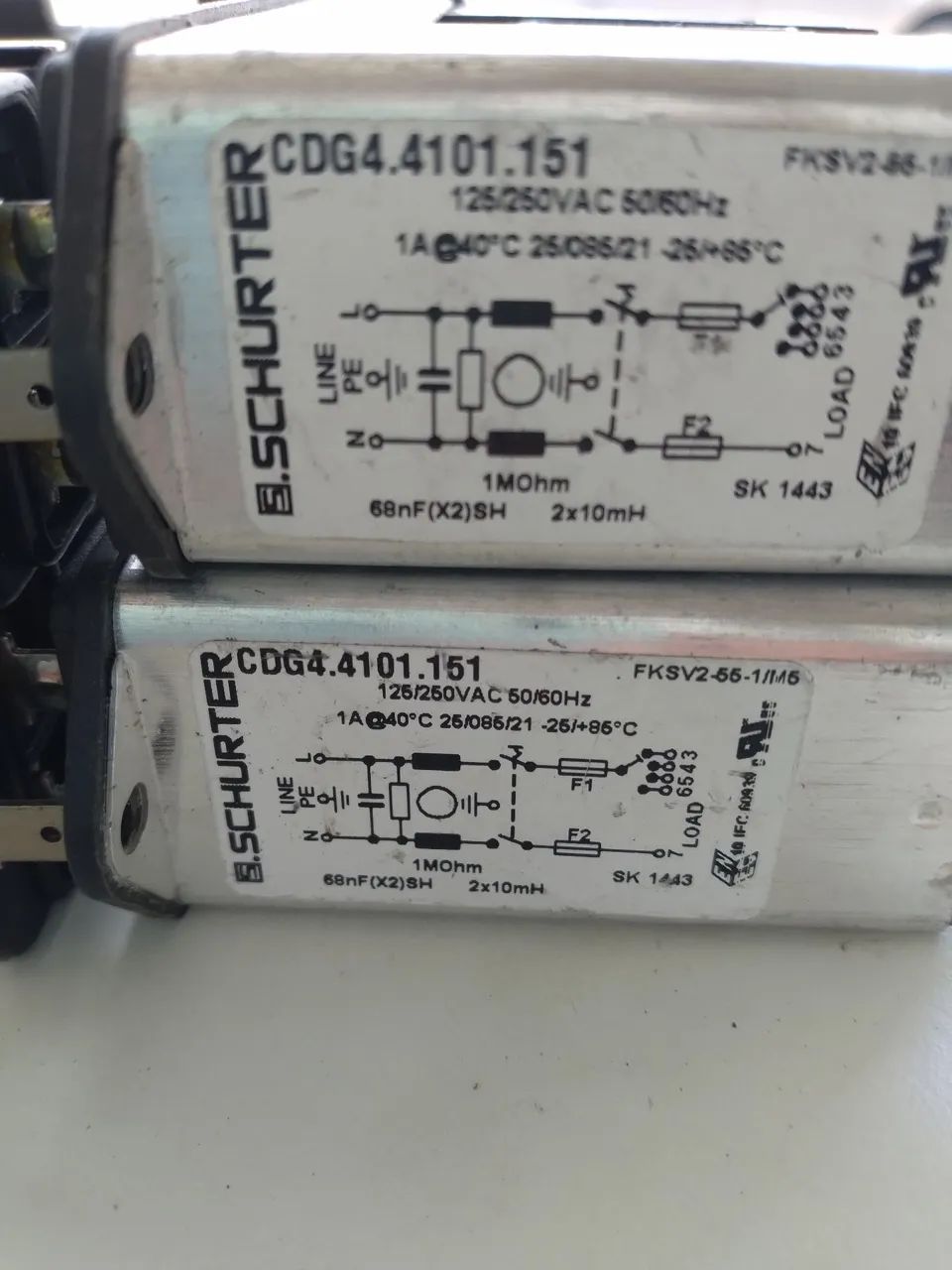 20 CONECTORES SCHURTER NOVOS - Foto 4