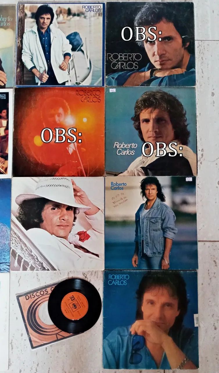 11 Lps Roberto Carlos + Compacto Amada Amante - Foto 2
