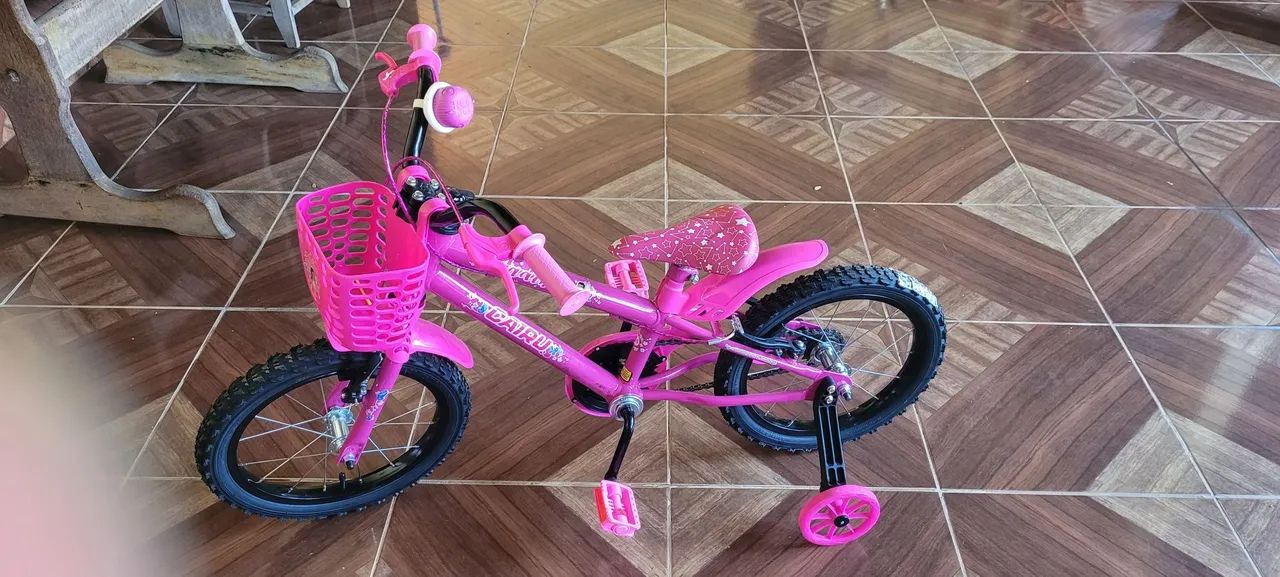 Bicicleta infantil rosa  - Foto 2