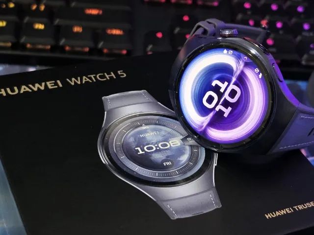 Huawei Watch 5 46mm eSIM X-TAP Roxo Android e iPhone - Foto 2