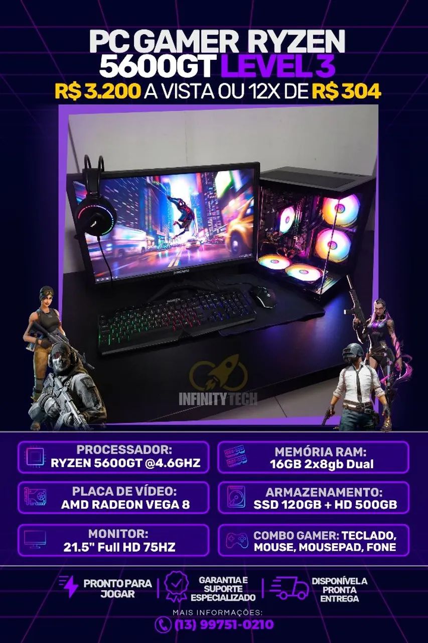 PC Gamer Novos - Foto 4
