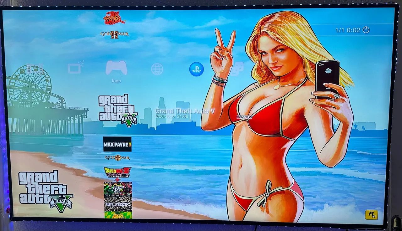 PS3 com 400 jogos (Entrega grátis) - Foto 4