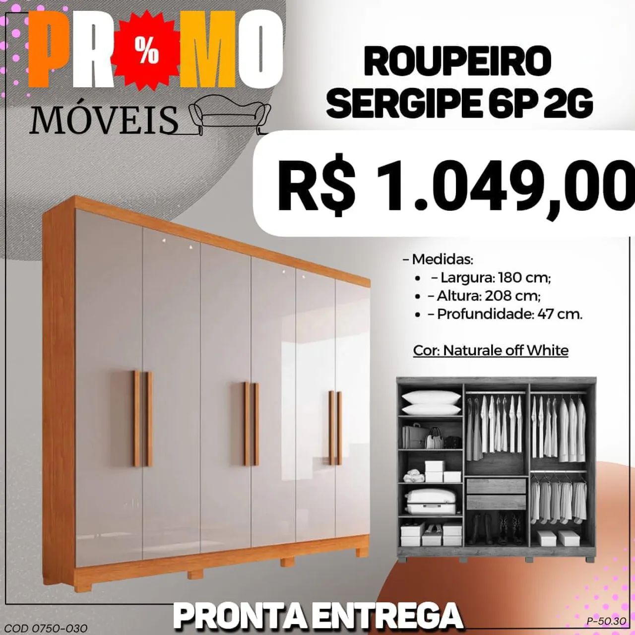 GUARDA ROUPA FRETE GRÁTIS  - Foto 2