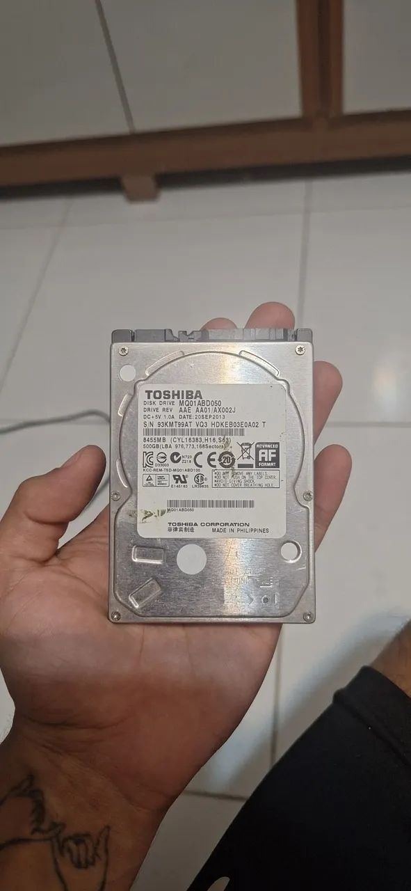 HD NOTEBOOK E PC.500 GB ALTA VELOCIDADE. 