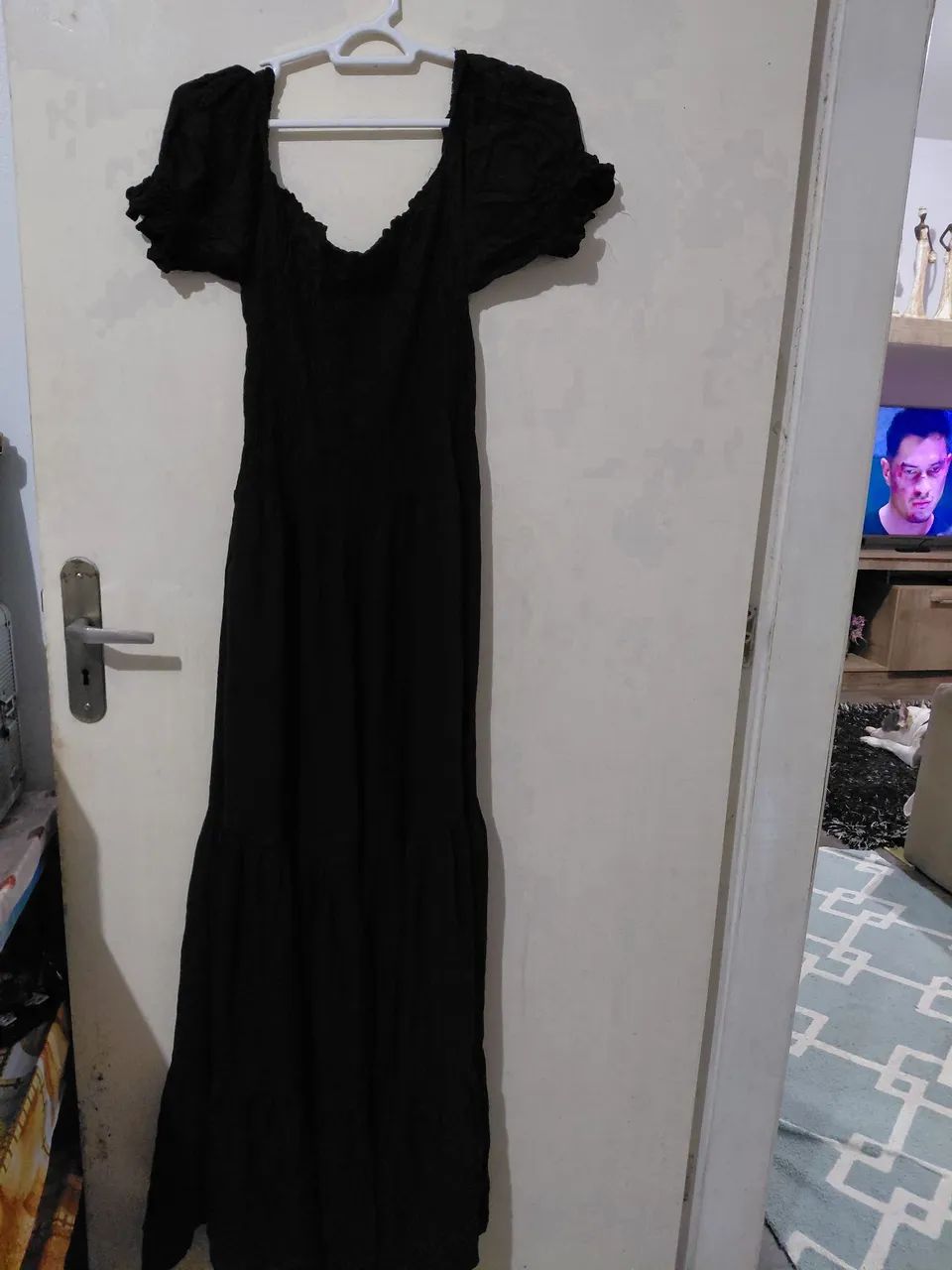 Vestido longo preto Tam G  - Foto 3