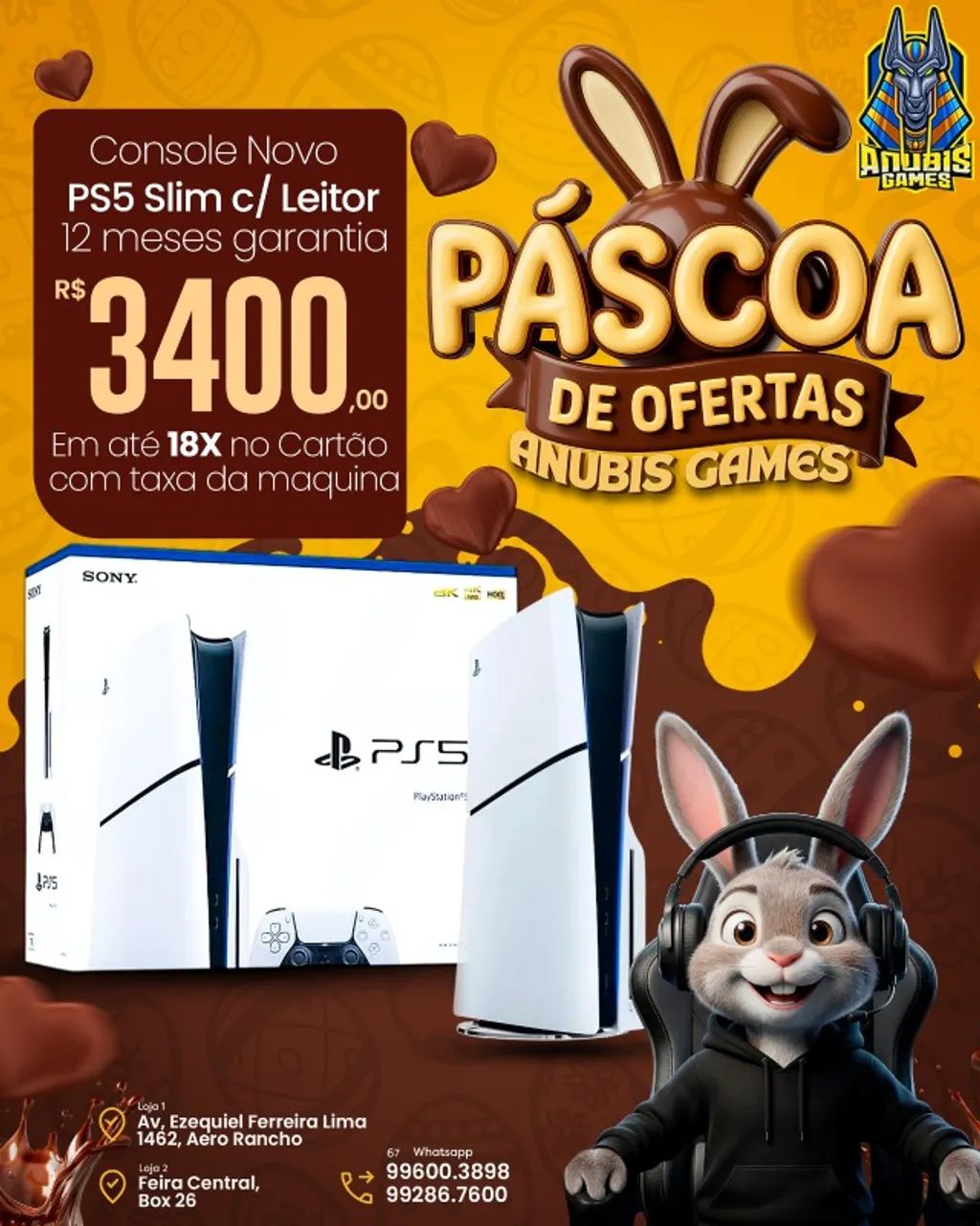 PS5 SLIM COM LEITOR 