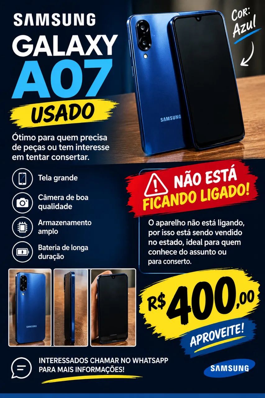 Galaxy A07 | oportunidade!!!