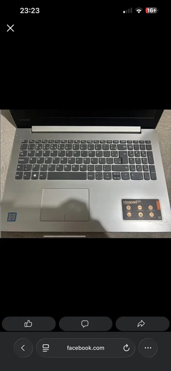Notebook Lenovo ideapad 320 prata  - Foto 2