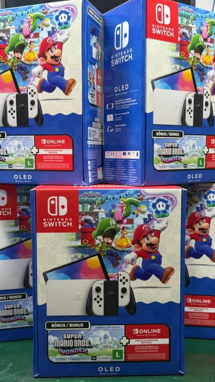 NINTENDO SWITCH OLED LACRADO DESBLOQUEADO - Foto 2