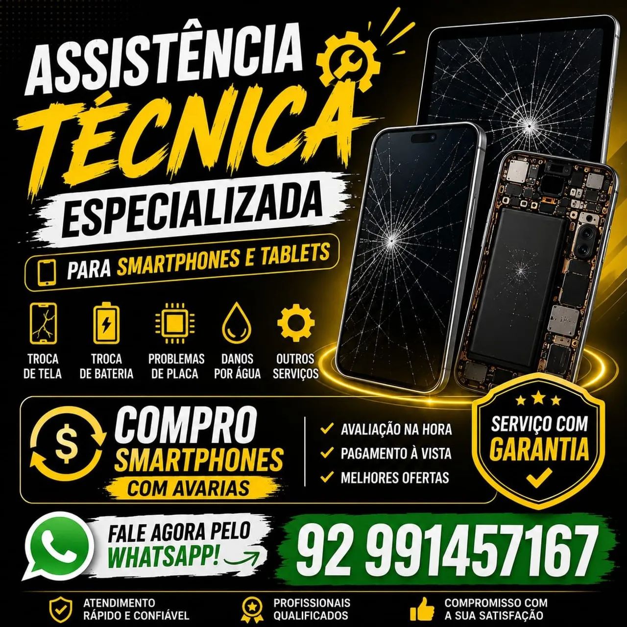 ASSISTÊNCIA TÉCNICA DE CELULAR, ESPECIALIZADA 