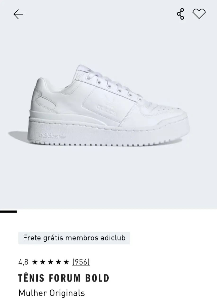 Tênis Adidas Forum Bold
