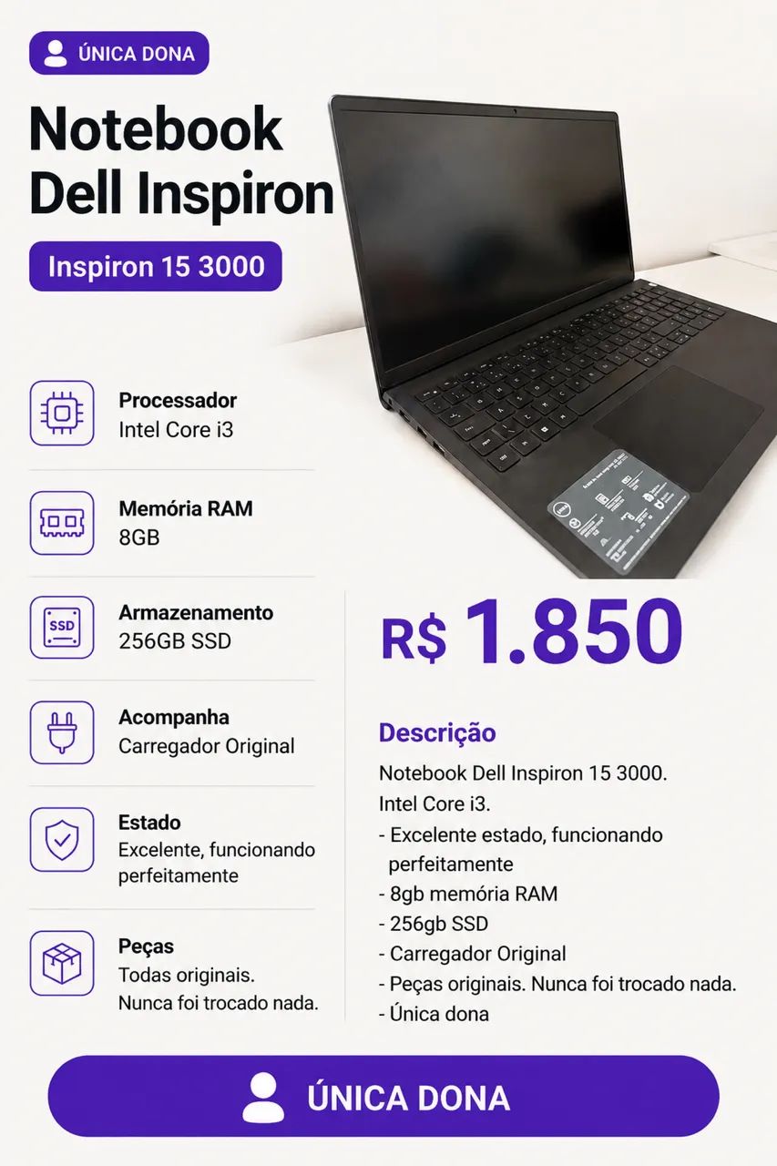 Notebook Dell Inspiron