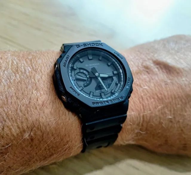 Relógio casio g-shock ga-2100 preto - Foto 3