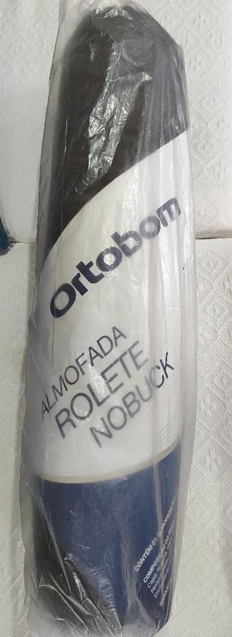 Almofada Ortobom Rolete Nobuck Nova