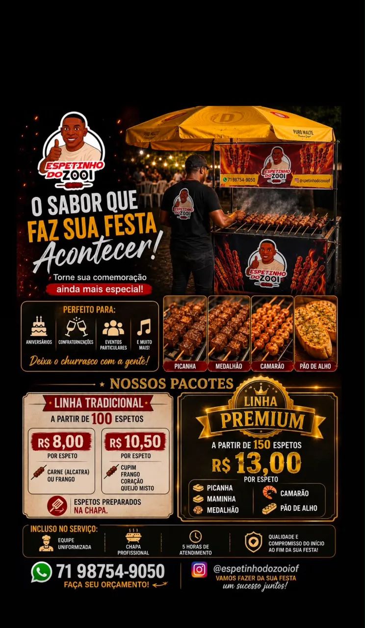 Espetinho para Eventos | Churrasco para Festas e Eventos ? - Foto 2